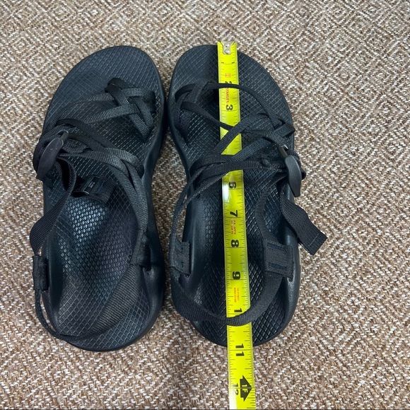 Chaco Womens Sz 10 Sandals Z/2 Classic Strappy Black Walking Water Trail Gorpcor - Picture 7 of 7